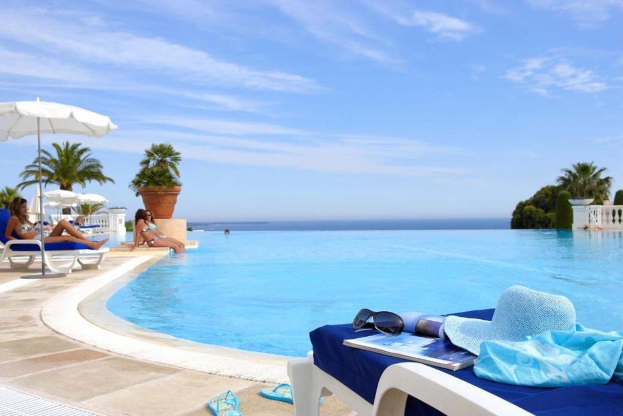 Exceptionnel Sur Cannes Vue Mer Piscine Exterior foto